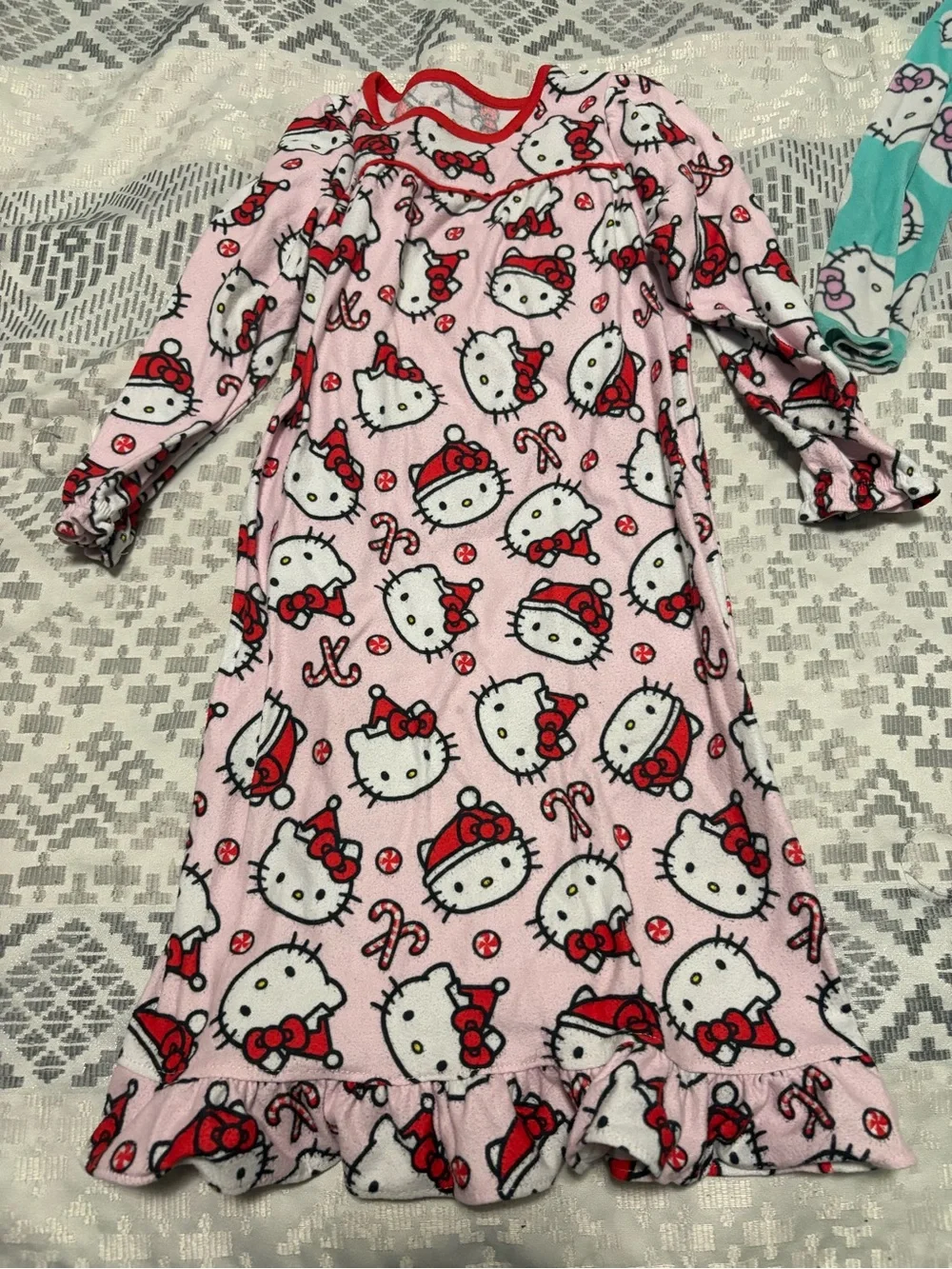 Hello Kitty Girls 4T Pajama Sets Bundle Sanrio Christmas PJs